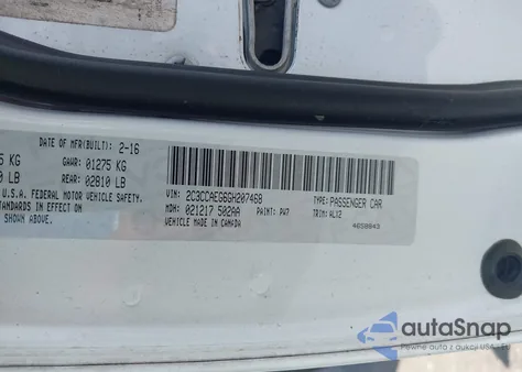 2016 Chrysler 300C из США, поврежденный, VIN 2C3CCAEG6GH207468